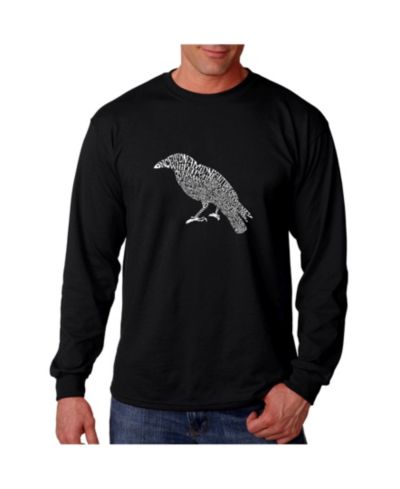 LA Pop Art Мужская футболка с длинным рукавом The Raven