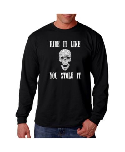 Мужская футболка LA Pop Art Long Sleeve - Ride It Like You Stole It