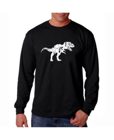 LA Pop Art мужская футболка с длинным рукавом Tyrannosaurus Rex