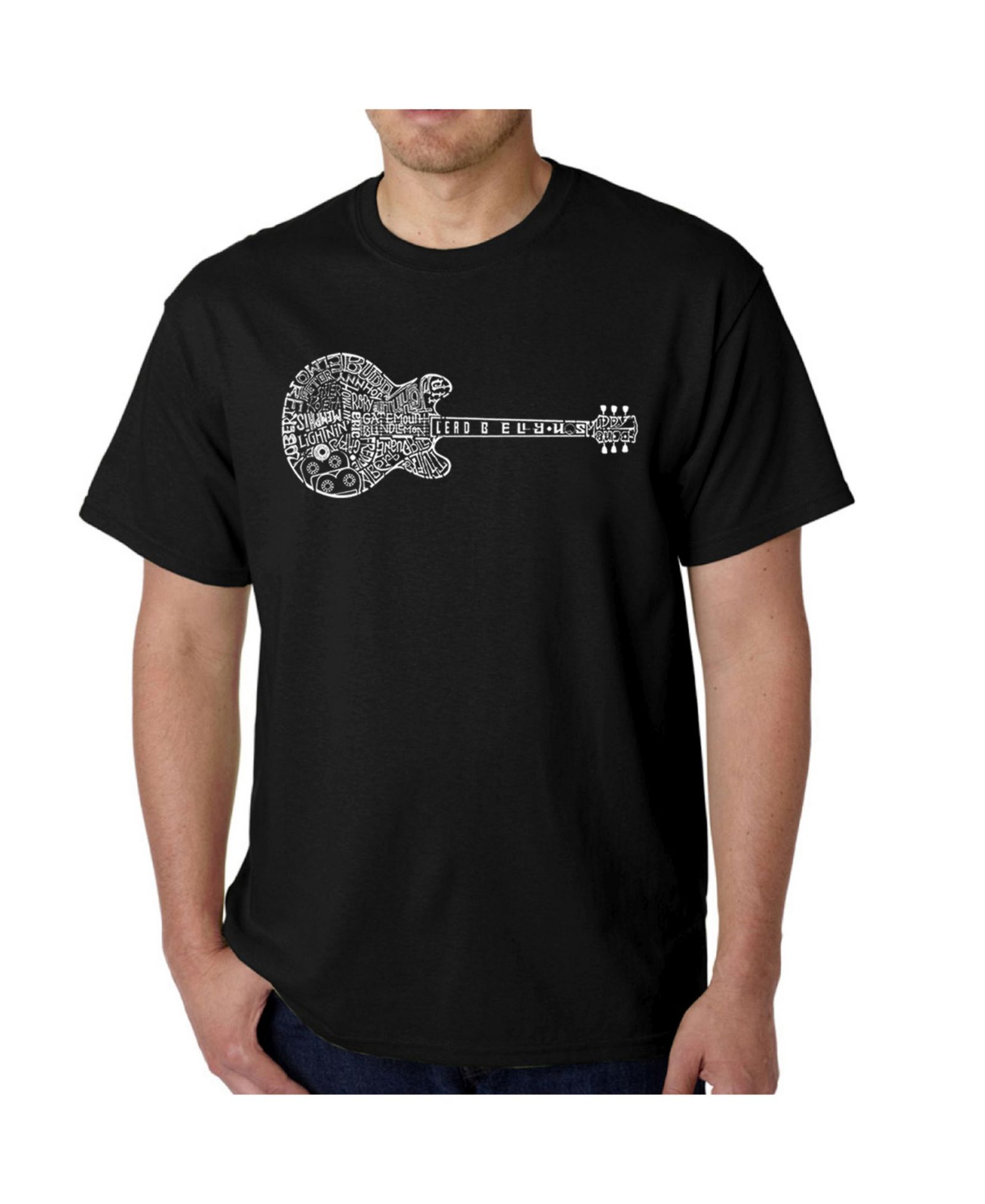 LA Pop Art Men's Word Art T-Shirt - Blues Legends