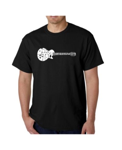 LA Pop Art Men's Word Art T-Shirt - Don't Stop Believin