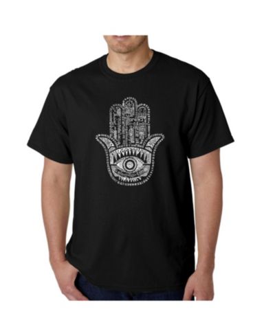 LA Pop Art Men's Word Art T-Shirt - Hamsa