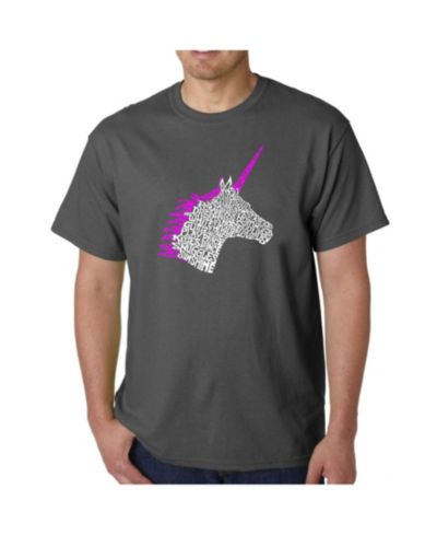 Мужская футболка LA Pop Art Word Art - Unicorn
