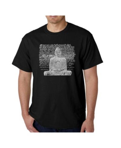 LA Pop Art Men's Word Art T-Shirt - Zen Buddha