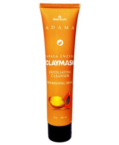 Zion Health ClayMask Exfoliating Papaya Enzyme Cleanser, 4 oz