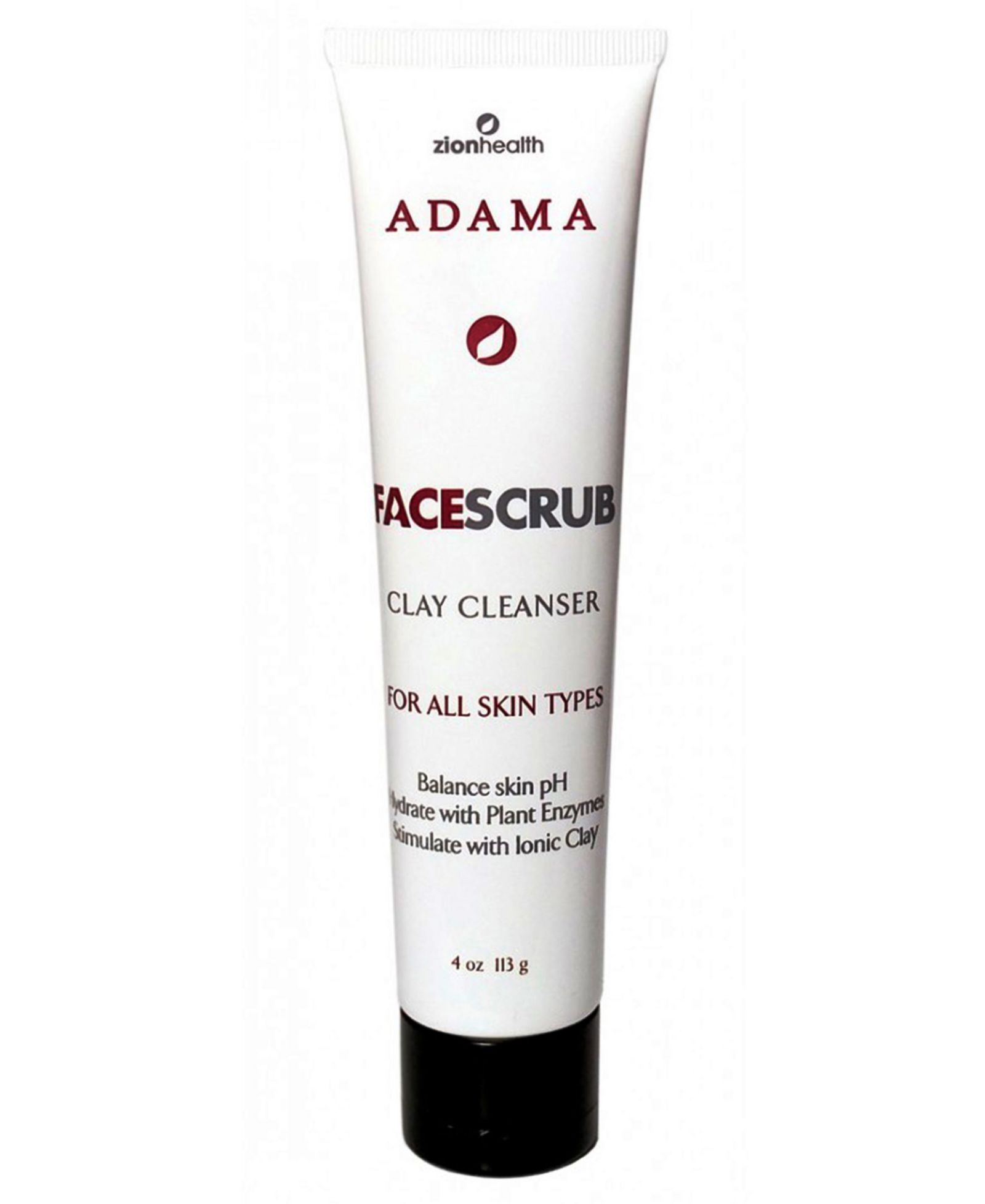 Zion Health ADAMA Face Scrub, 4 oz