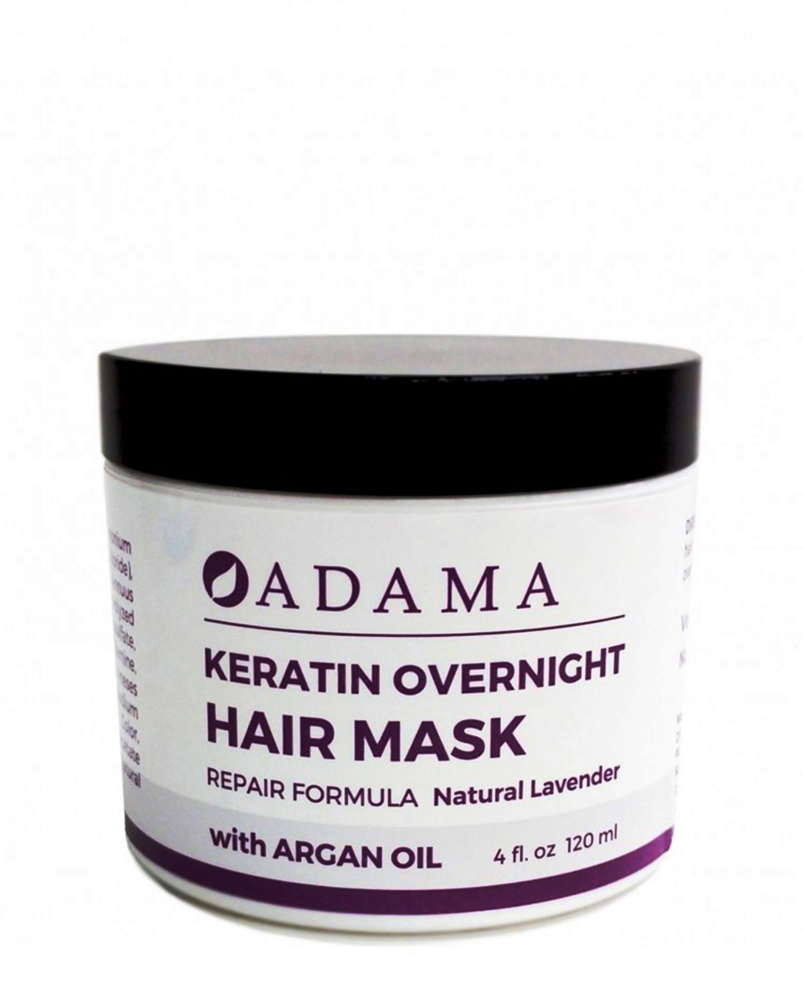 Маска для волос Zion Health Adama Minerals Keratin, лаванда с маслом арганы