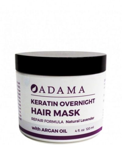 Маска для волос Zion Health Adama Minerals Keratin, лаванда с маслом арганы