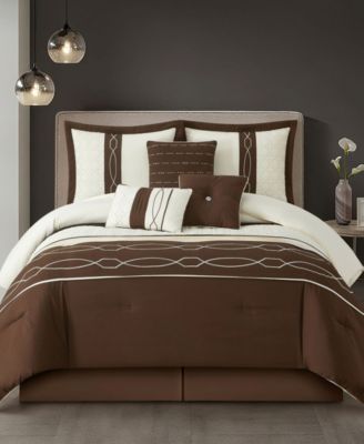 Stratford Park Penley Geometric 7-Piece Comforter Set, King
