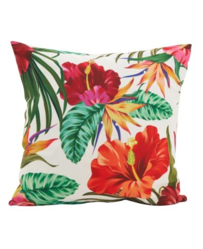 Декоративная подушка Saro Lifestyle Island Palms 18" x 18"