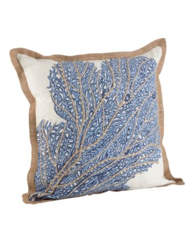 Декоративная подушка Saro Lifestyle Sea Fan Coral 20" x 20"