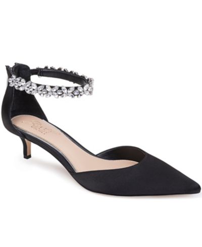 Женские вечерние туфли Jewel Badgley Mischka Robles Kitten Heel