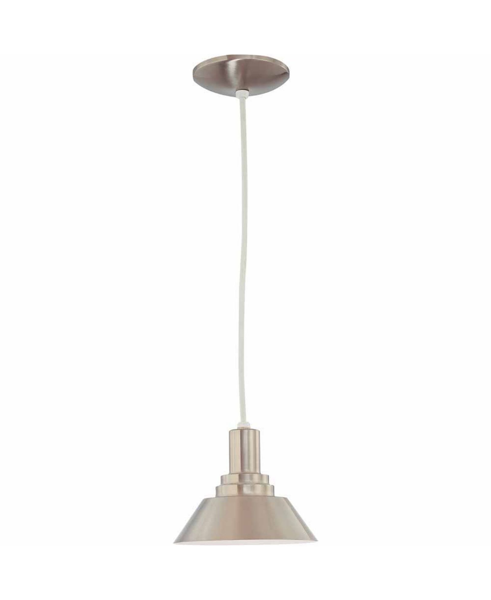 Volume Lighting 1-Light Inverted Empire Bowl Hanging Mini Pendant