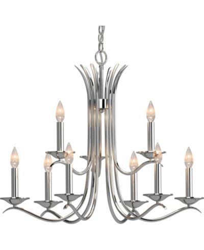 Volume Lighting Alesia 9-Light Hanging Chandelier