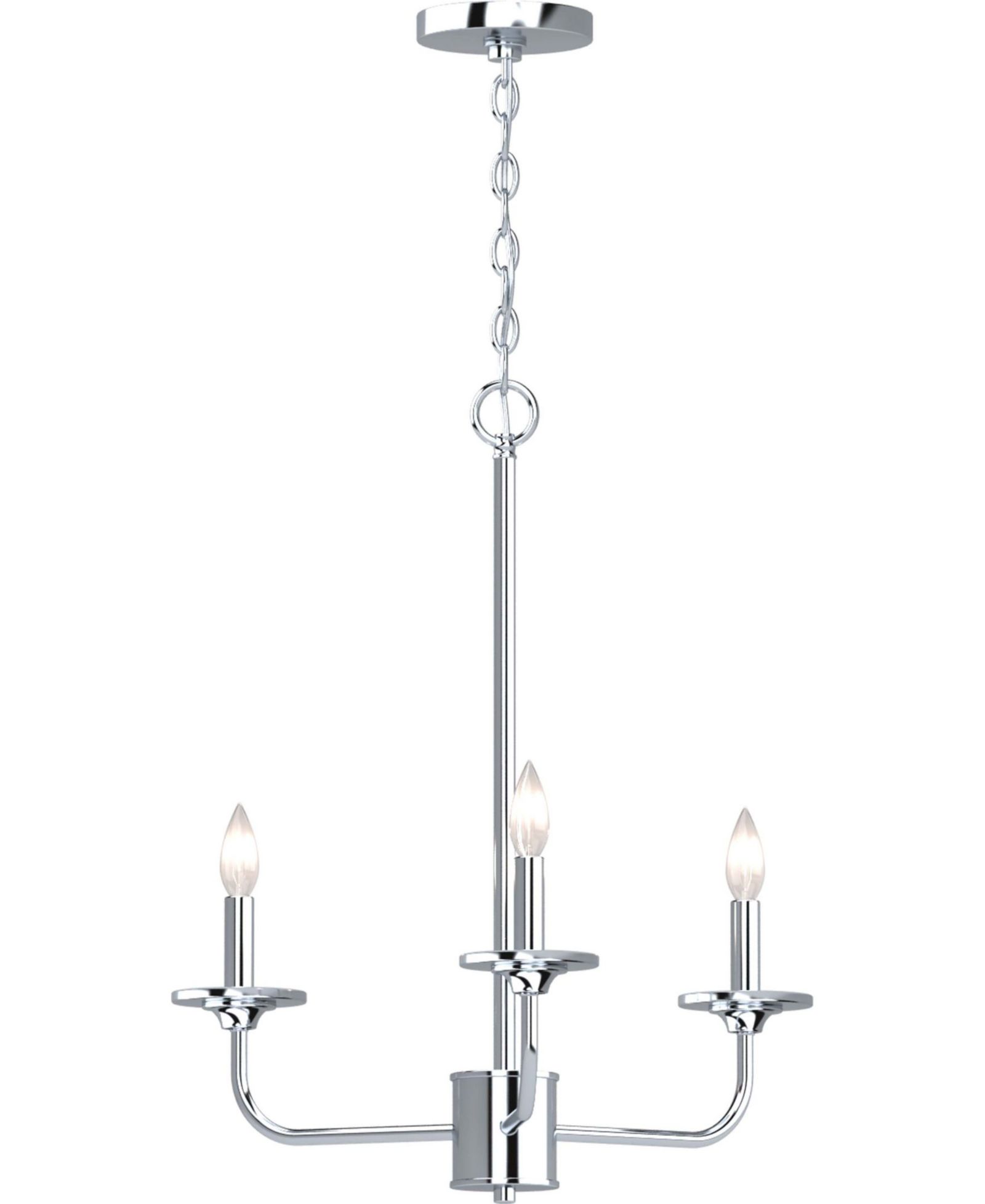 Volume Lighting Aria 3-Light Hanging Chandelier
