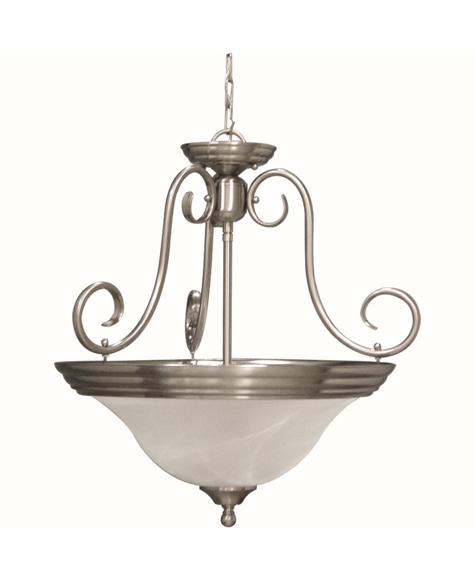 Volume Lighting Troy 3-Light Convertible Hanging Pendant
