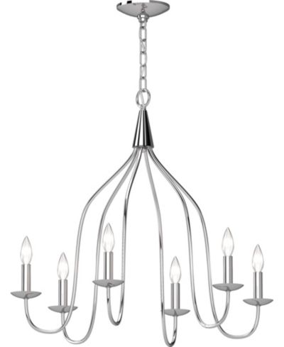 Volume Lighting Windsor 6-Light Hanging Chandelier