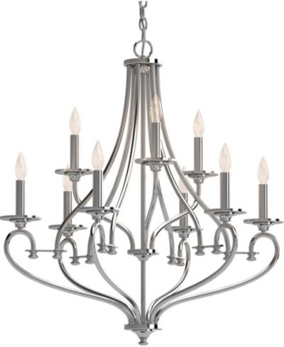 Volume Lighting Tes 9-Light Hanging Chandelier