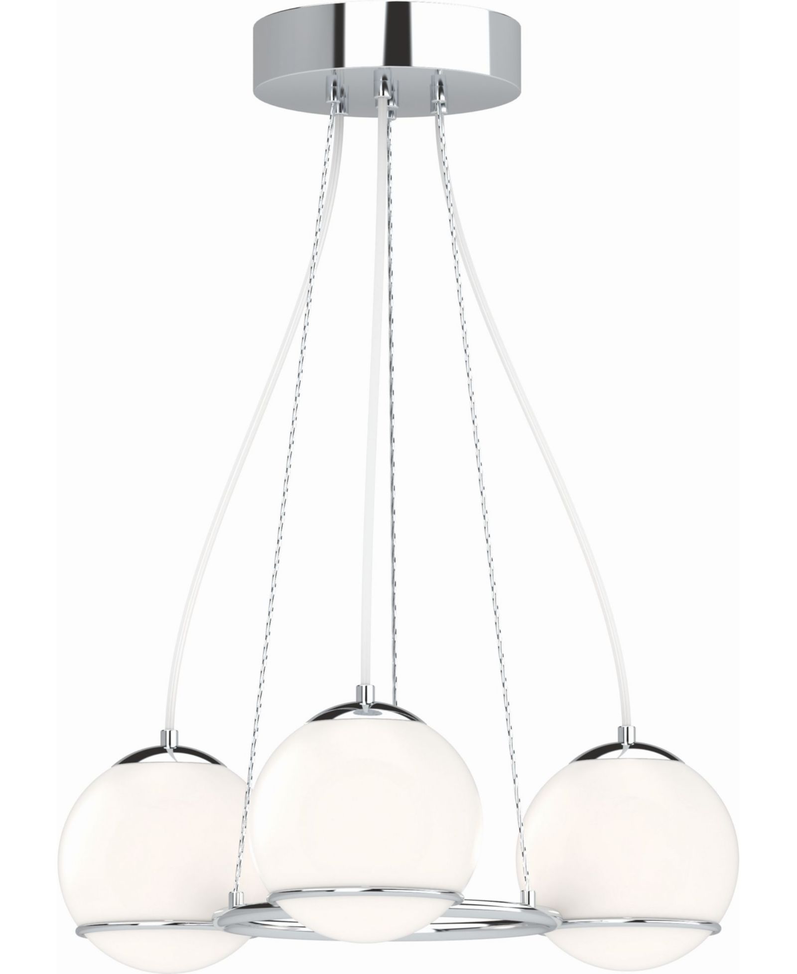 Мини-люстра Volume Lighting Preston LED 3-Light Hanging Chandelier