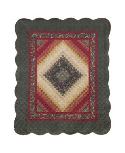 American Heritage Textiles Posted Stamp Throw, 50" x 60"