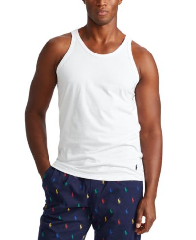 Мужские классические майки Polo Ralph Lauren Slim Fit, набор из 3 шт
