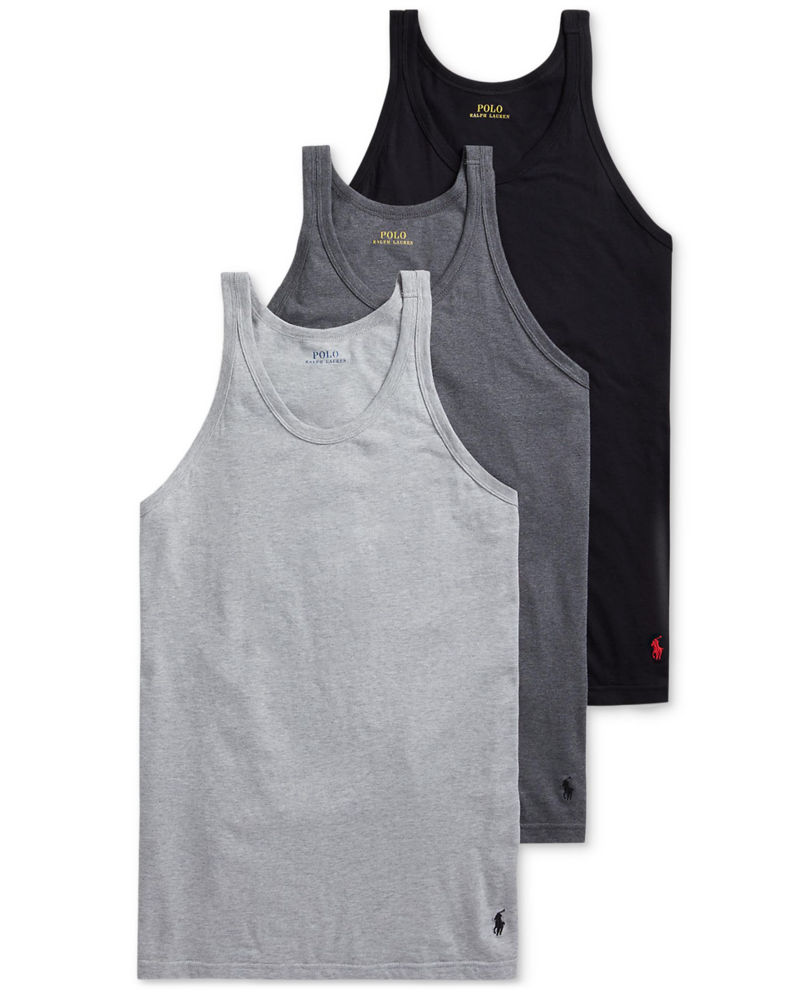 Polo Ralph Lauren Men's 3-Pack Slim Fit Classic Undershirts