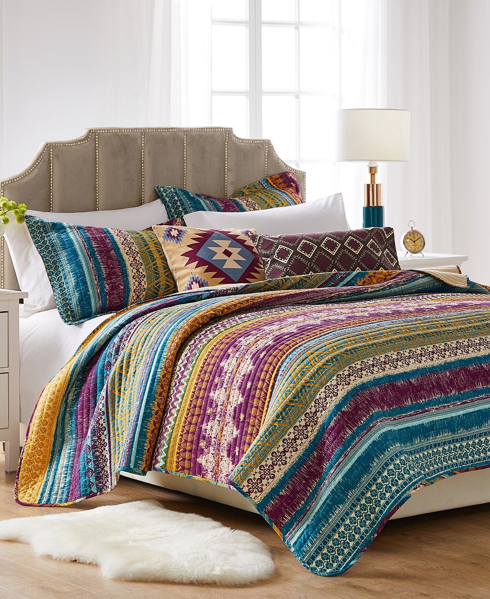 Комплект из 5-ти стеганых покрывал Greenland Home Fashions Southwest, King