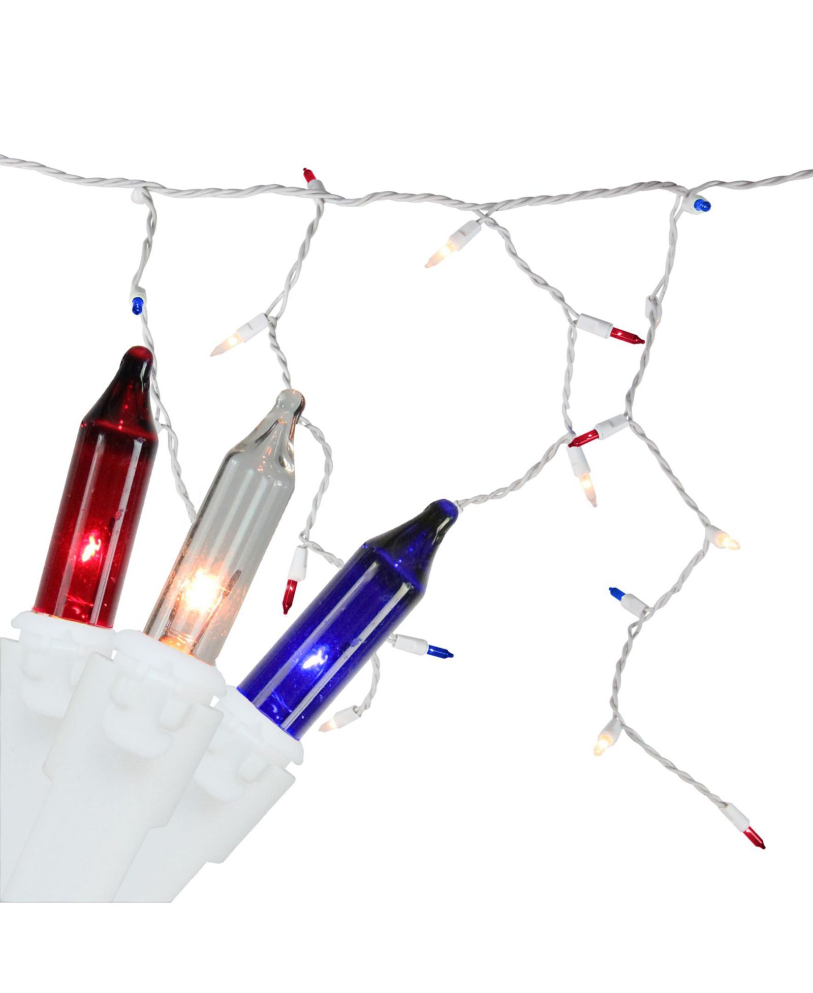 Northlight Гирлянда Mini Icicle 4th of July