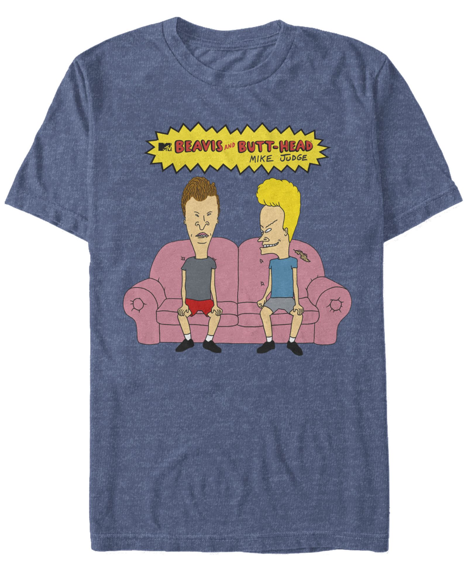 Мужская футболка Fifth Sun Beavis and Butthead MTV Logo с коротким рукавом