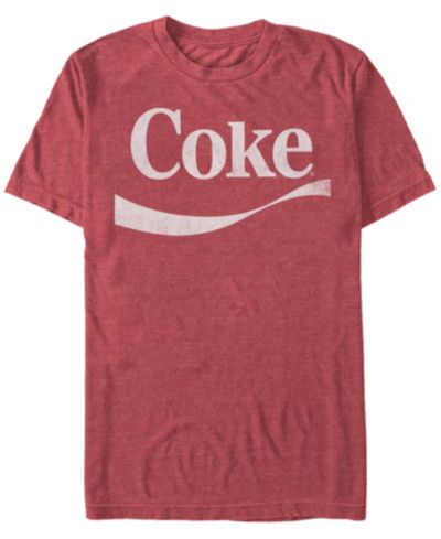 Мужская футболка Coca-Cola Classic Vintage-Like Swoosh с коротким рукавом