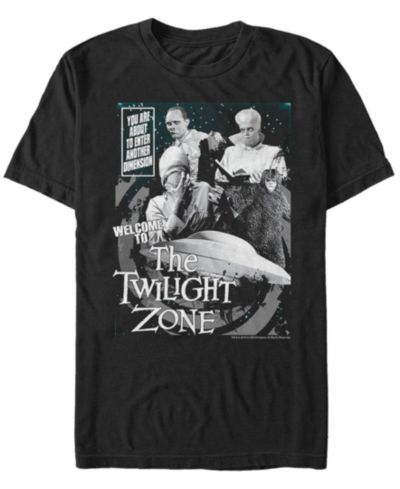Twilight Zone CBS Men's Entering Another Dimension Short Sleeve T-Shirt