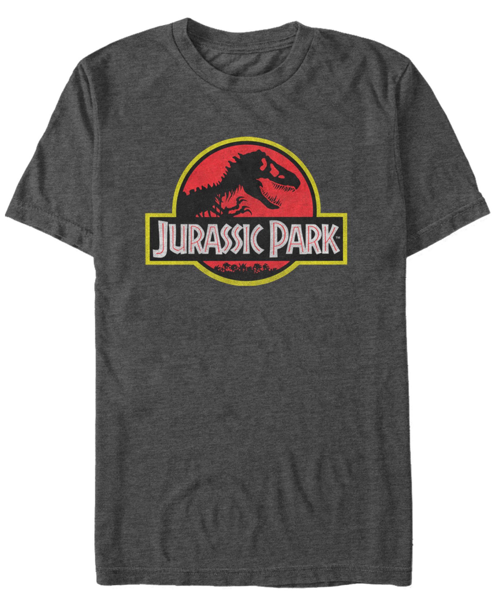 Jurassic Park Мужская футболка с логотипом Classic Distressed, короткий рукав