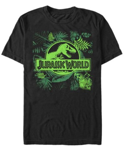 Мужская футболка Jurassic World Fern Leaf Logo с коротким рукавом