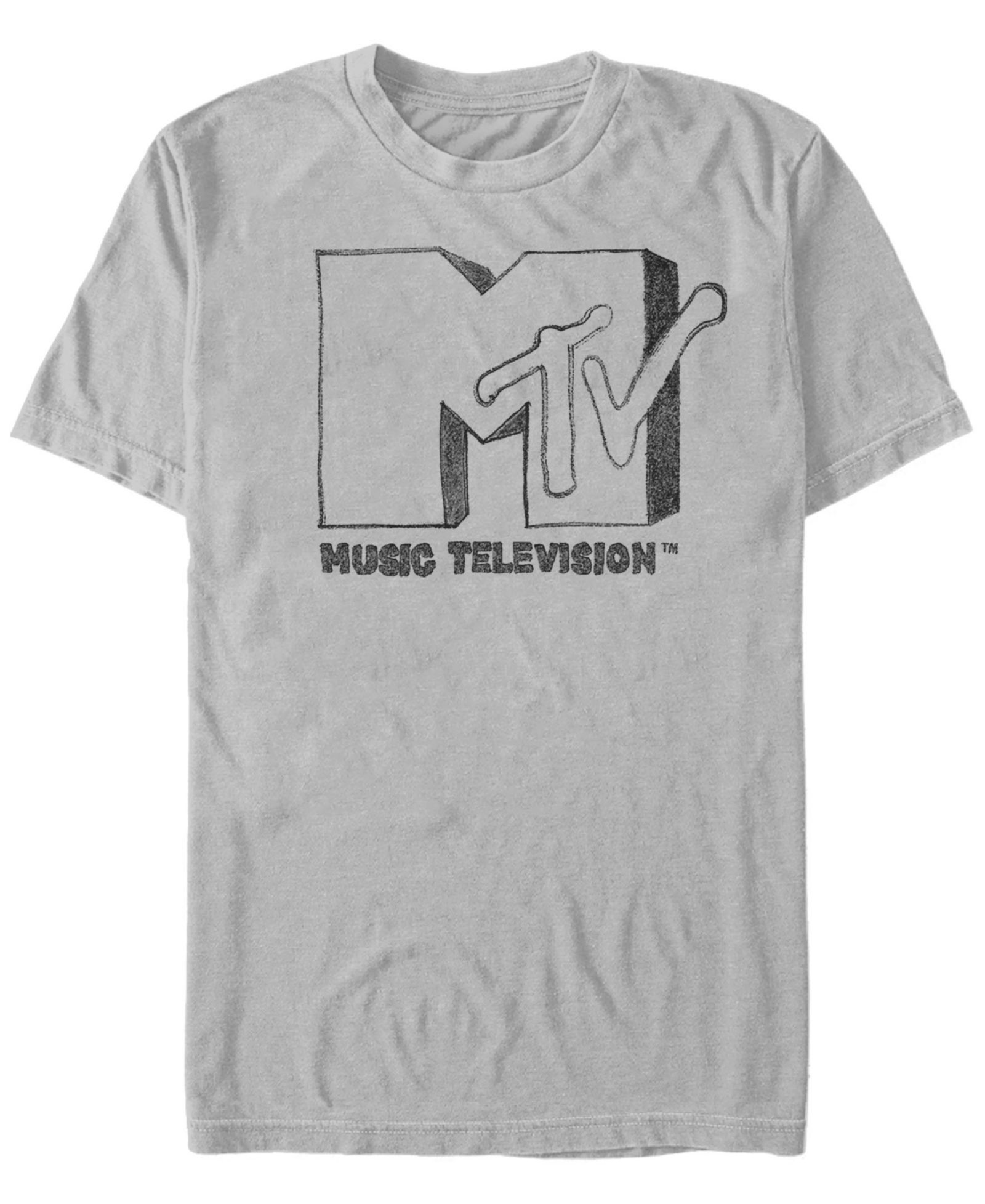 Мужская футболка Wes & Willy с логотипом MTV и коротким рукавом