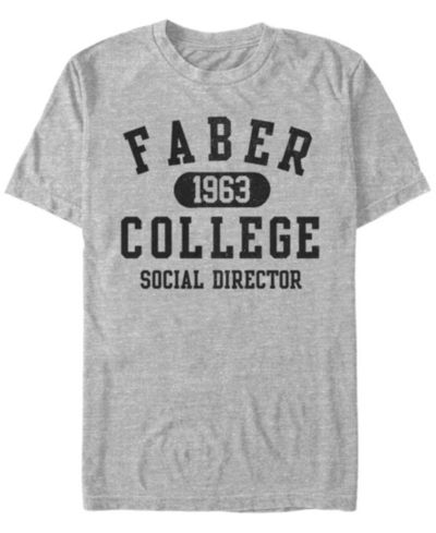 Fifth Sun Мужская футболка National Lampoon's Faber College Social Director с коротким рукавом