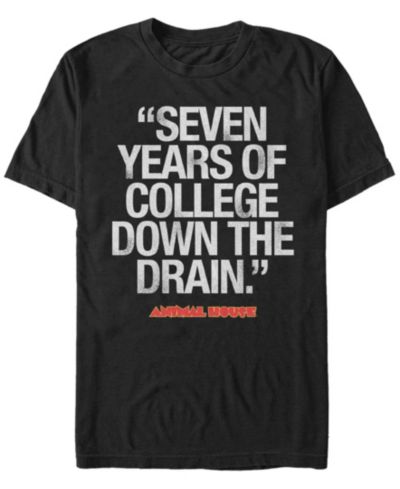 Мужская футболка Fifth Sun Animal House National Lampoon's Bluto 7 Years Of College Short Sleeve