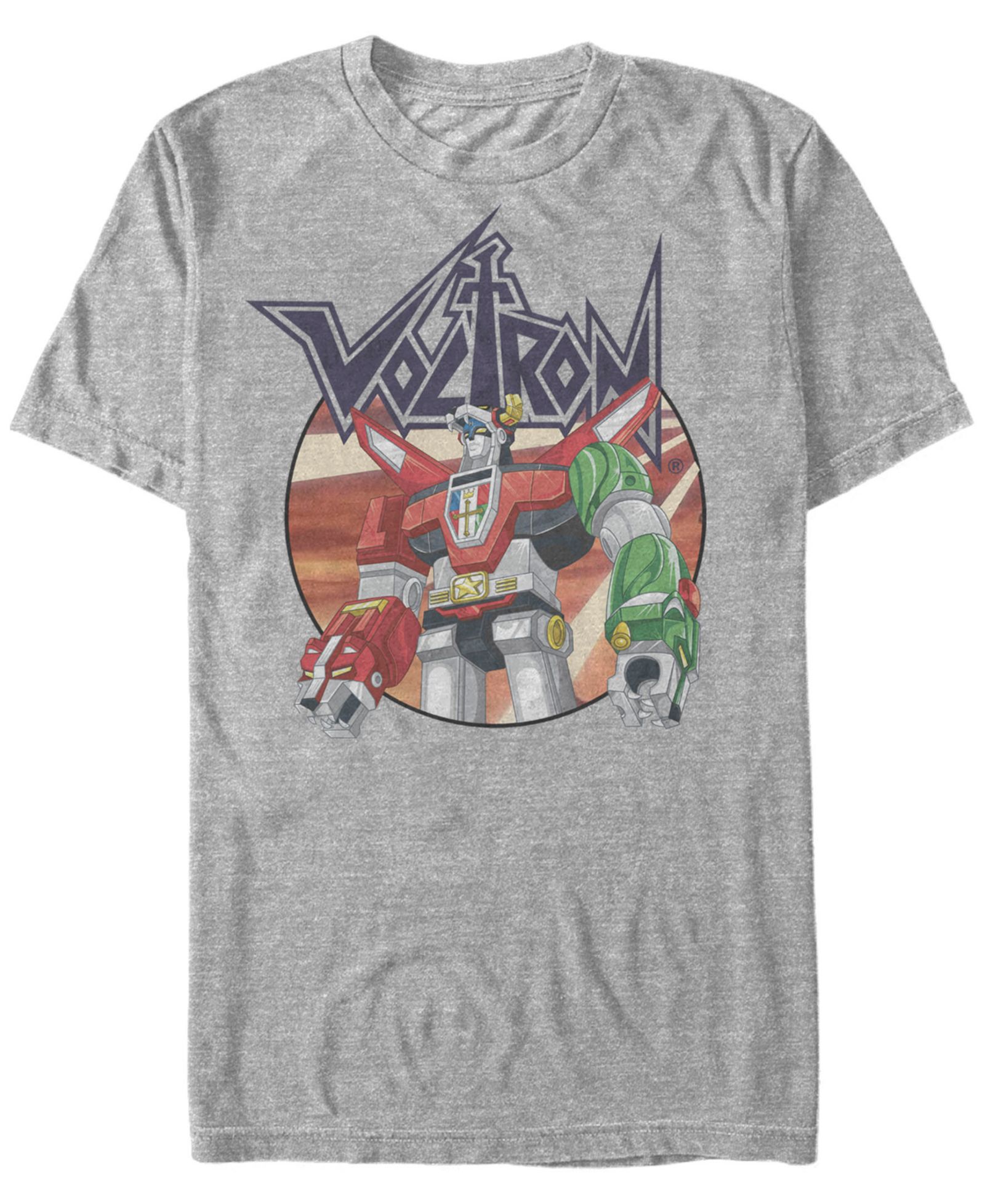 Voltron: Defender of the Universe Мужской Robot Logo Short Sleeve T-Shirt