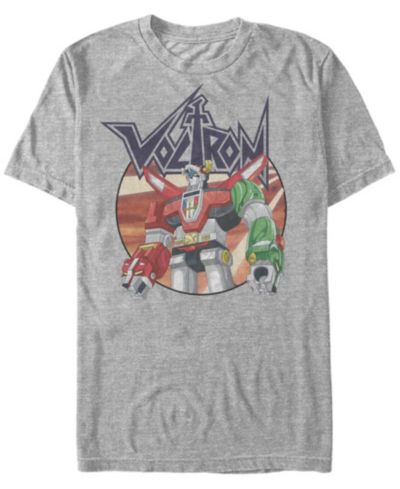 Voltron: Defender of the Universe Мужской Robot Logo Short Sleeve T-Shirt