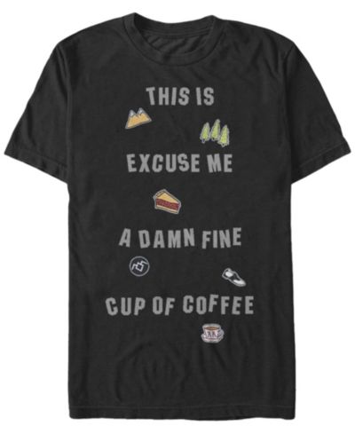Fifth Sun Мужская футболка Twin Peaks Excuse Me Short Sleeve
