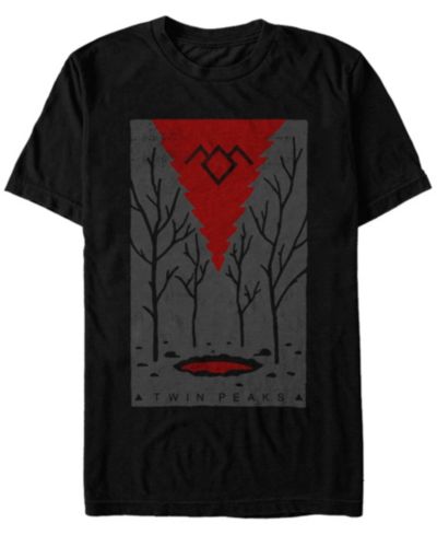 Fifth Sun Мужская футболка Twin Peaks с принтом, с коротким рукавом