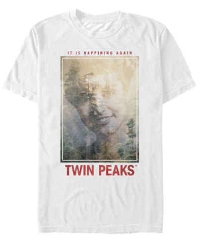 Мужская футболка Twin Peaks It Is Happening Again с коротким рукавом