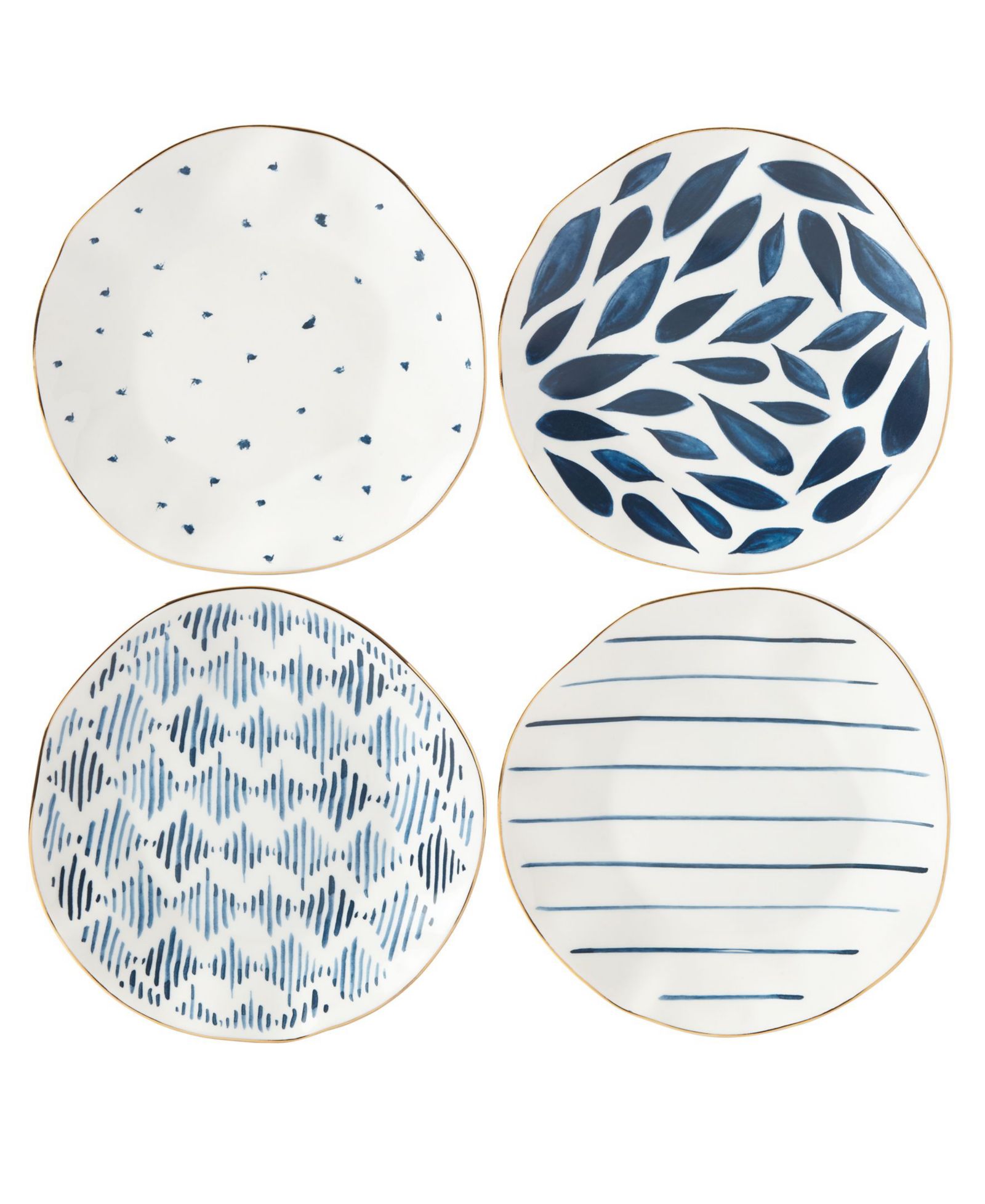 Lenox Blue Bay Десертные тарелки, набор из 4 шт.