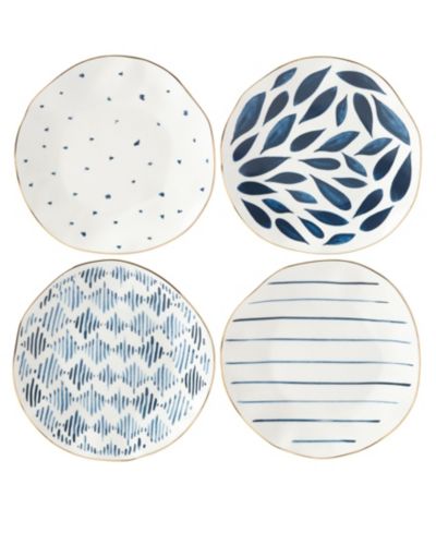 Lenox Blue Bay Десертные тарелки, набор из 4 шт.