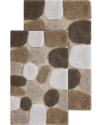 Chesapeake Pebbles 2 Piece Bath Rug Set