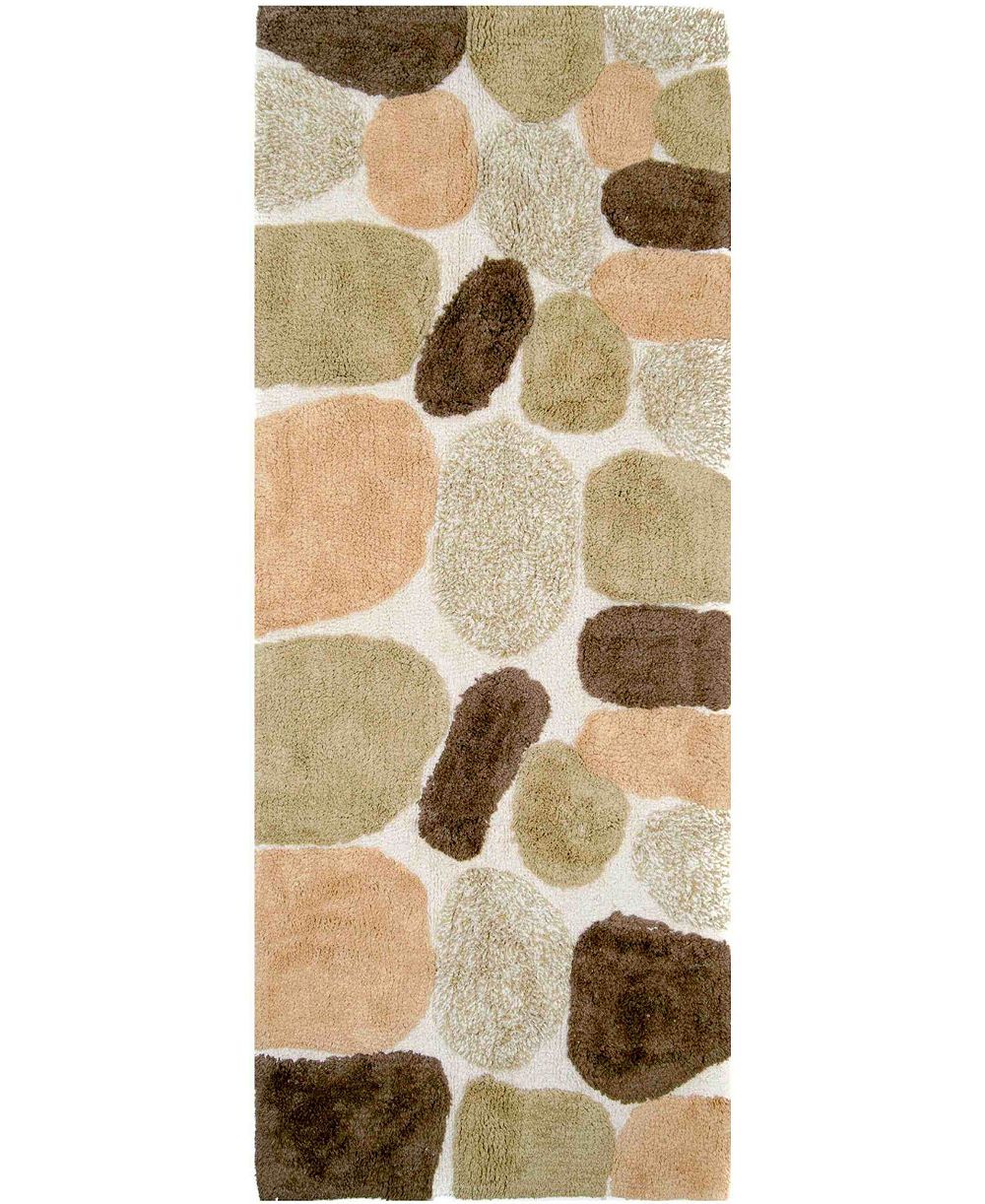 Chesapeake Pebbles Plush Bath Runner, 24" x 60"