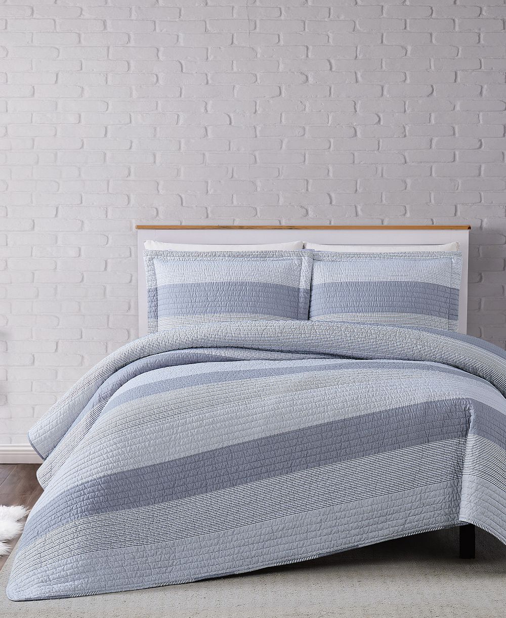 Комплект стеганого одеяла Truly Soft Multi Stripe 2-Pc. Quilt Set, Twin XL