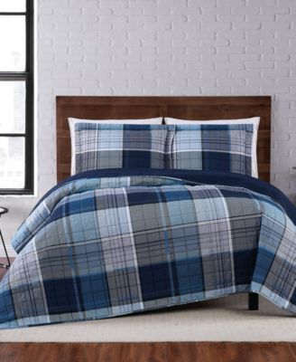 Комплект из 3-х стеганых одеял Truly Soft Trey Plaid King