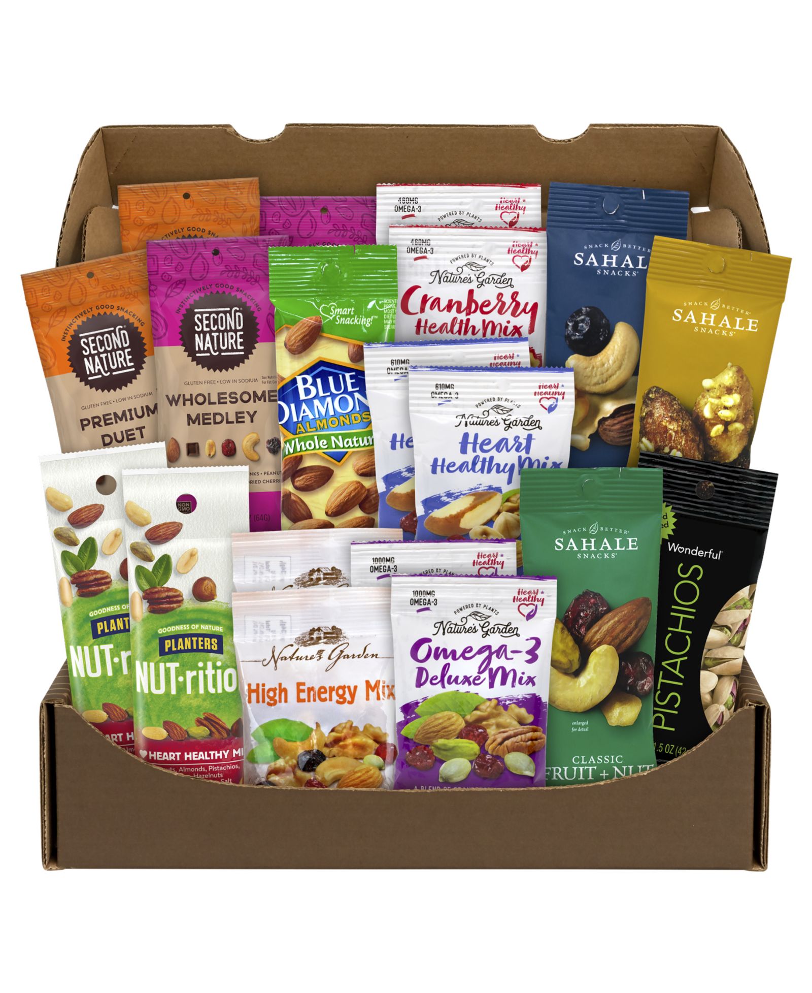 SnackboxPros набор орехов, 18 шт.
