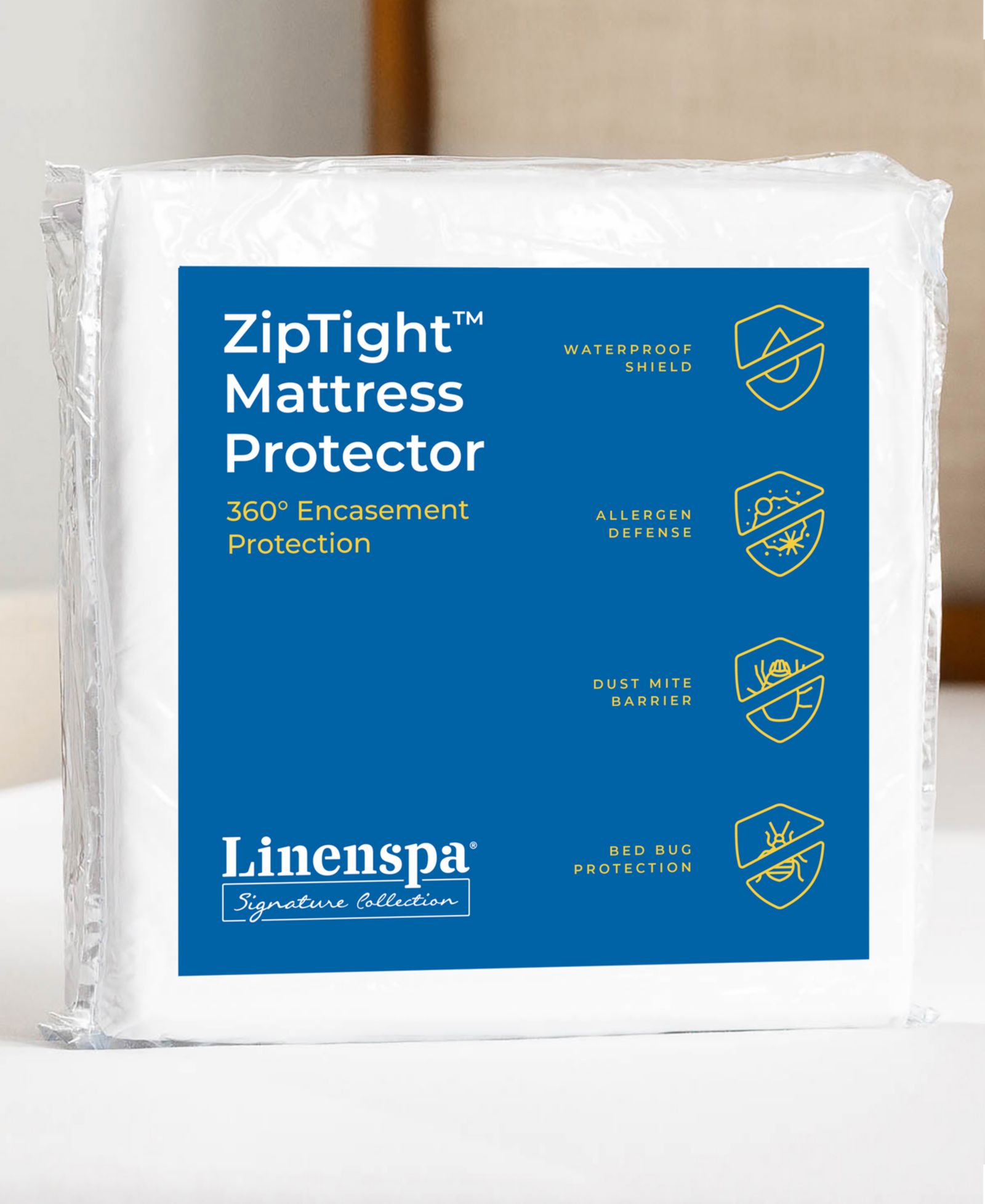 Linenspa Signature Collection защитное покрытие для матраса ZipTight, Twin