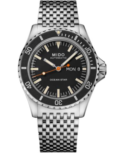 Мужские часы Mido Ocean Star Tribute 75th Anniversary Swiss Automatic из нержавеющей стали 41mm